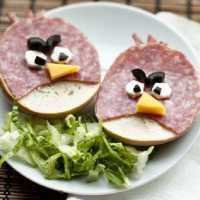 Angry Birds - sendvič - za decu